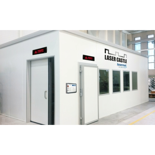 Room sized enclosure ideal for high power laser. Passive enclosure or cabin.